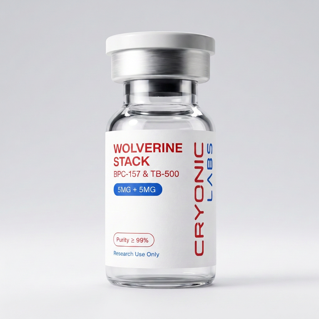 Wolverine Stack (BPC-157 & TB-500) vial by Cryonic Labs